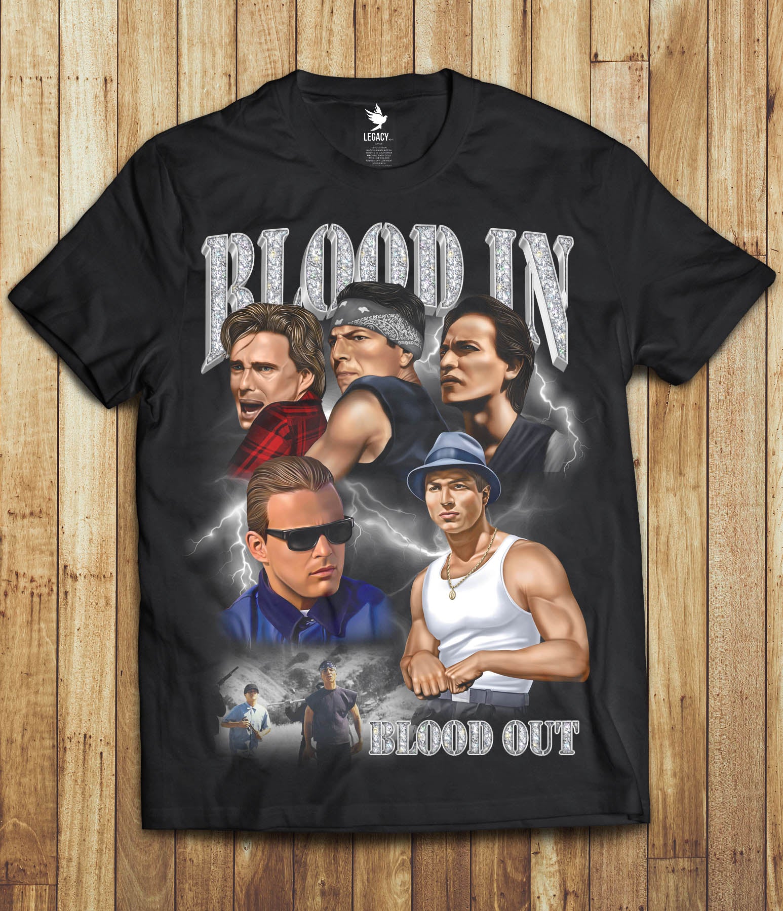 Blood In Blood Out Tribute Shirt *Diamond Edition* – Legacy Art Collection