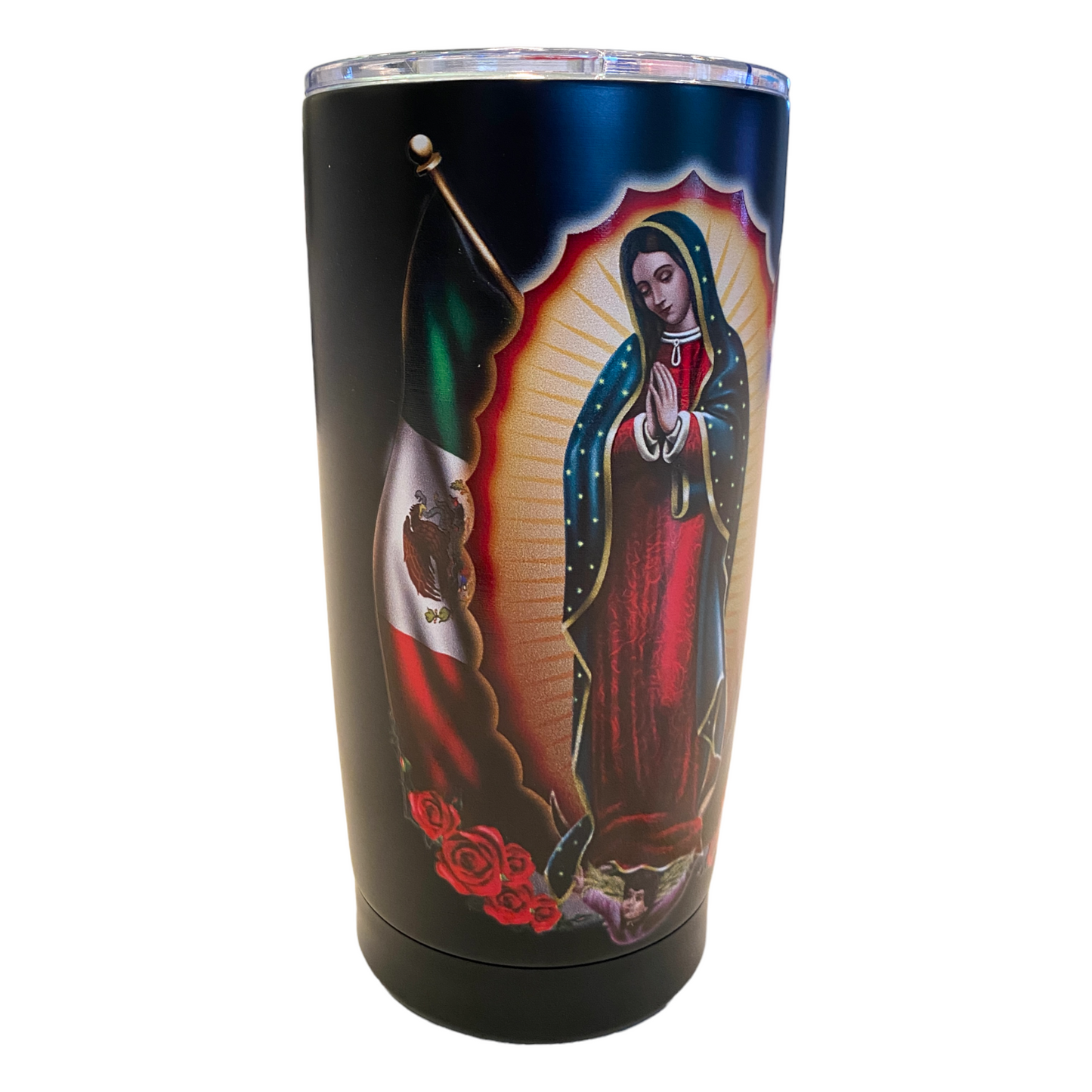 Our Lady of Guadalupe & Savior Stainless Steel Travel Mug 20z