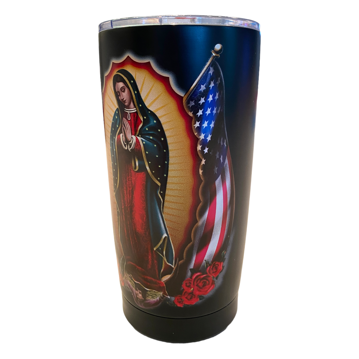 Our Lady of Guadalupe & Savior Stainless Steel Travel Mug 20z