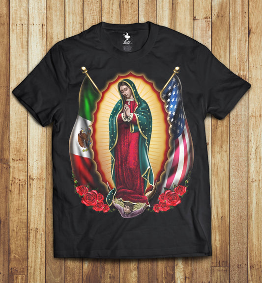 Our Lady of Guadalupe T-Shirt *USA/Mexico Edition*