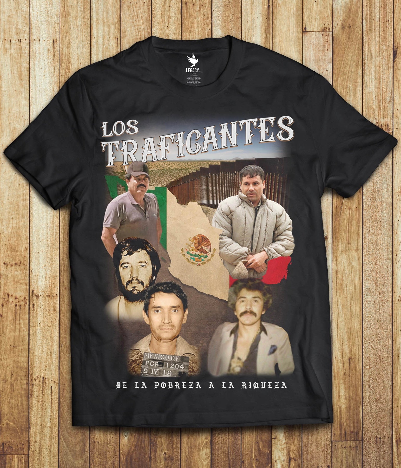Ekstrem skræmmende pulsåre Los Traficantes T-Shirt *LIMITED EDITION* – Legacy Art Collection