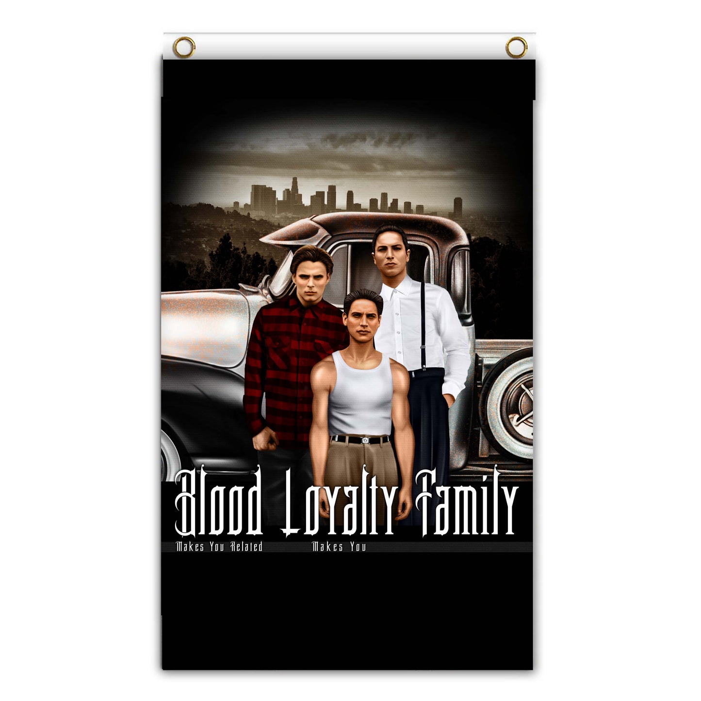 Blood in Blood Out Loyalty Banner/Flag (Color)