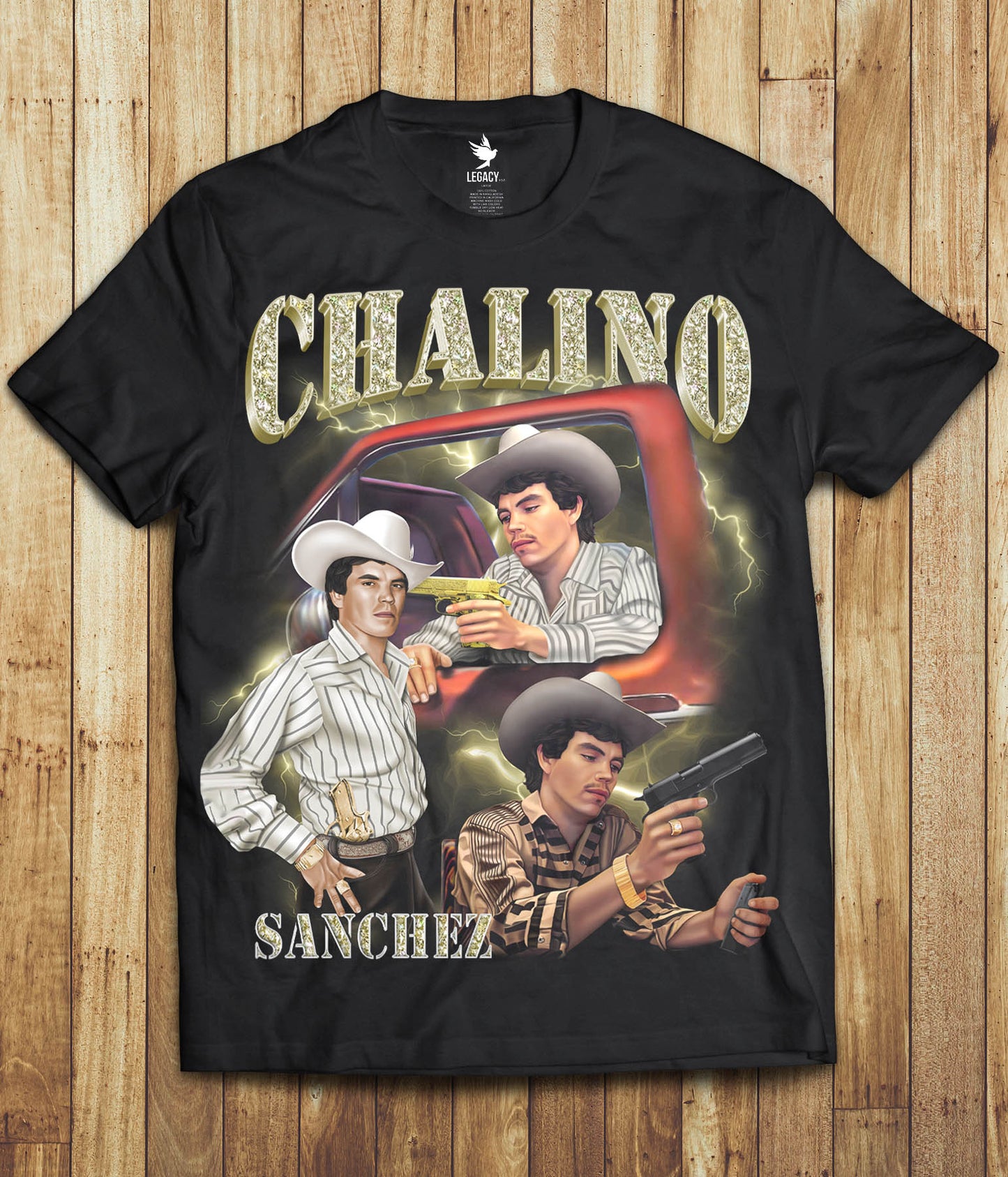 Chalino Sanchez Tribute T-Shirt *Diamond Edition*
