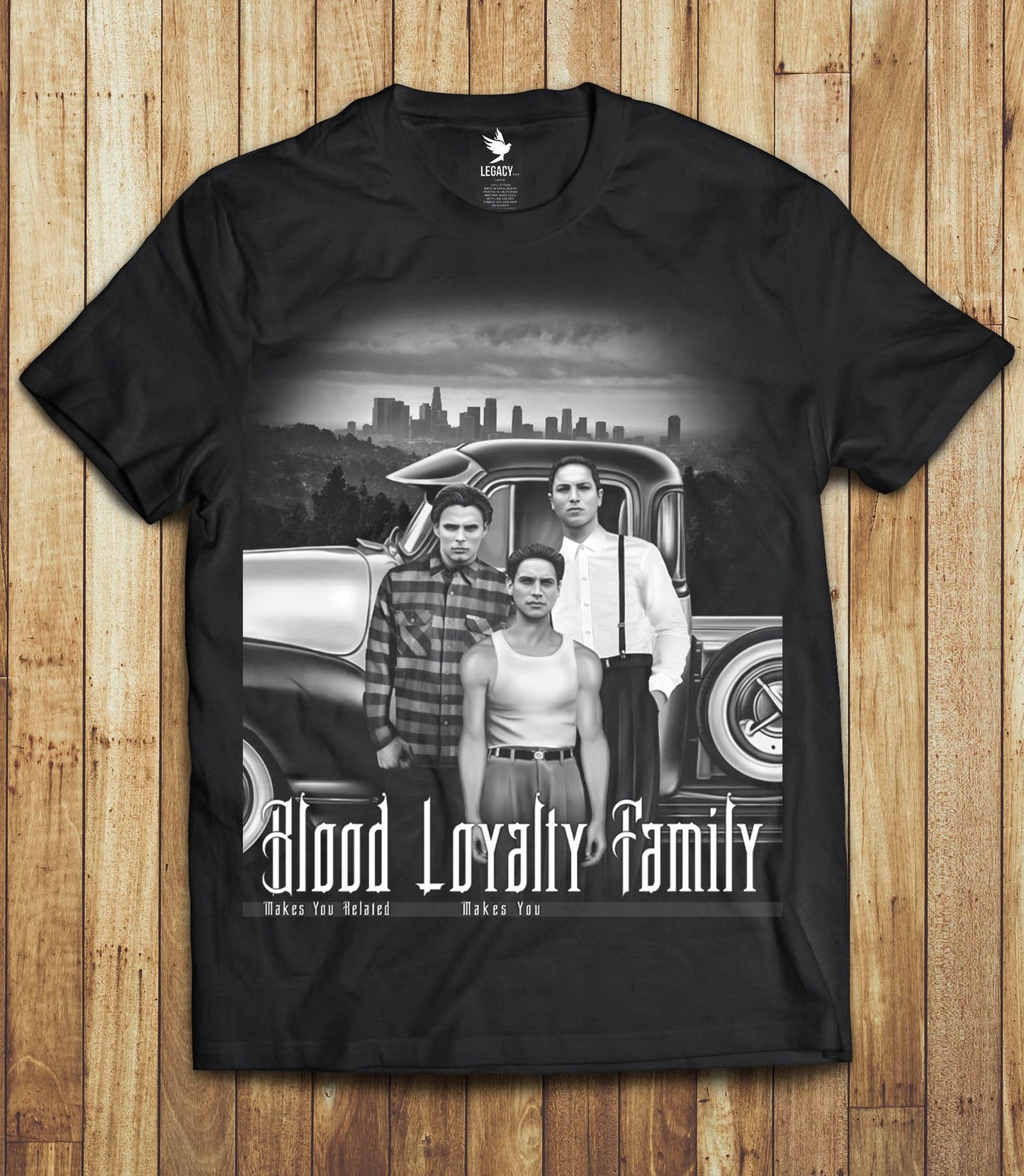 Blood Loyalty Family T-Shirt (Throw Back Edition)