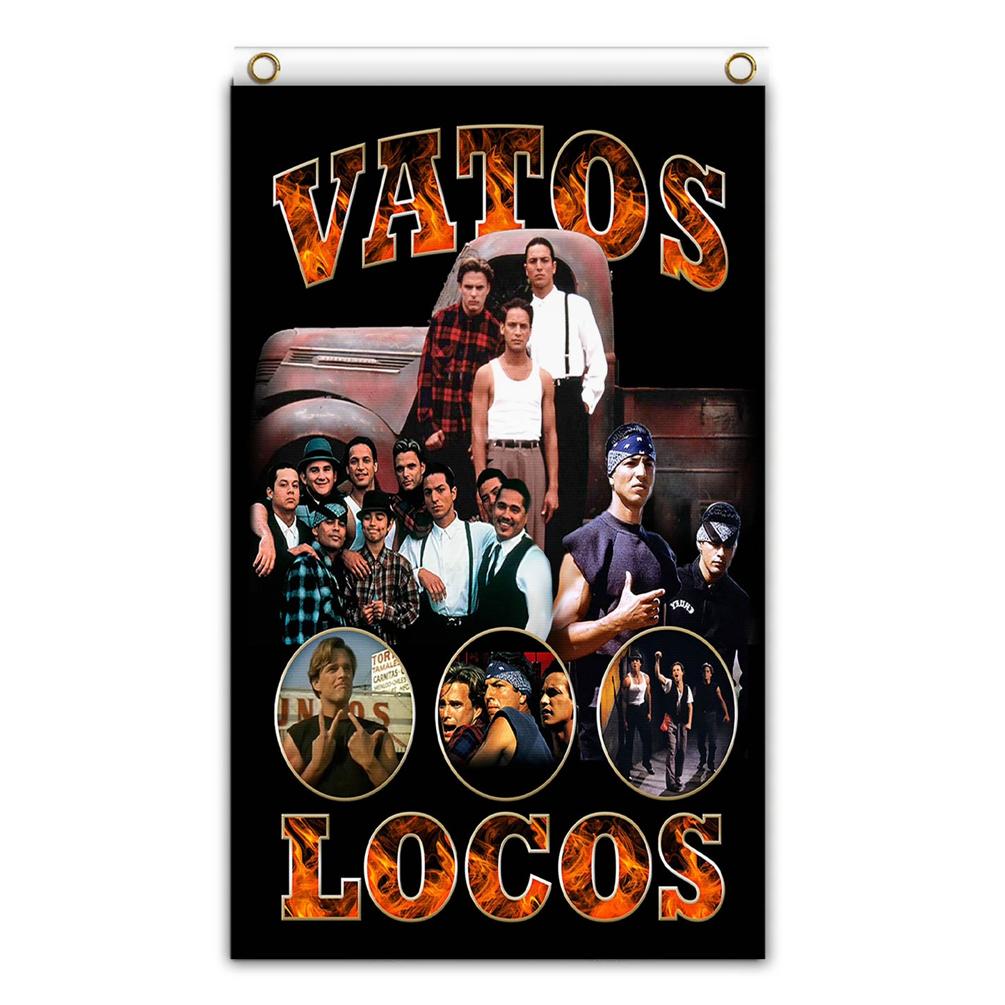 Vatos Locos Tribute Flag/Banner